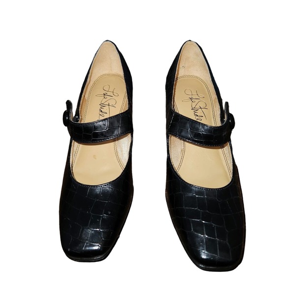 Life Stride Sindy Black Mary Jane size 6.5M Leather added to sole‎ for longevity - Picture 1 of 7